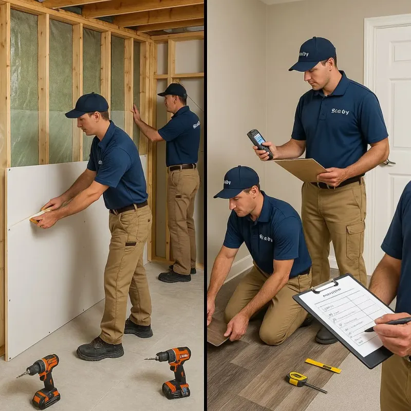 Repairs and Reconstruction process in Highland County, OH